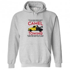 Fast 24 Hour Service Bush and Forest Recovery Camel Towing Unisex Classic Kids and Adults Pullover Hoodie 								 									 									